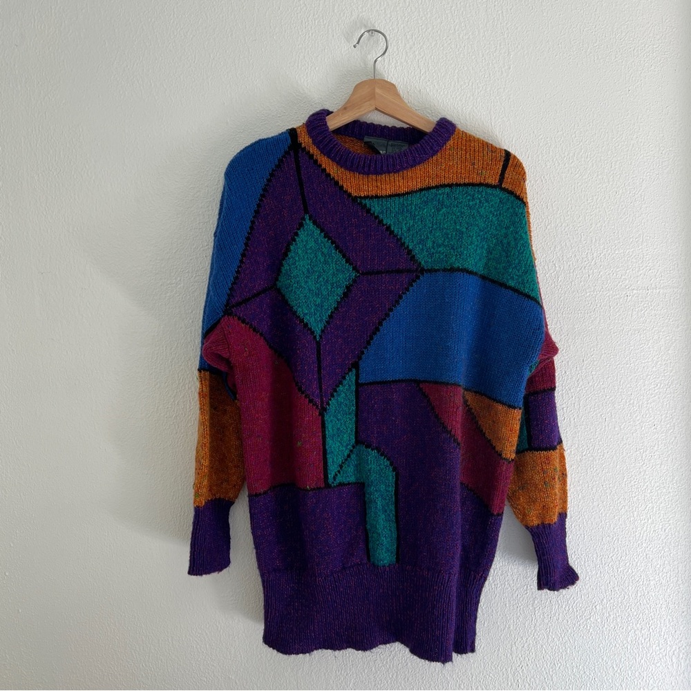 Retro Colorblock Sweater - Picture 6 of 6